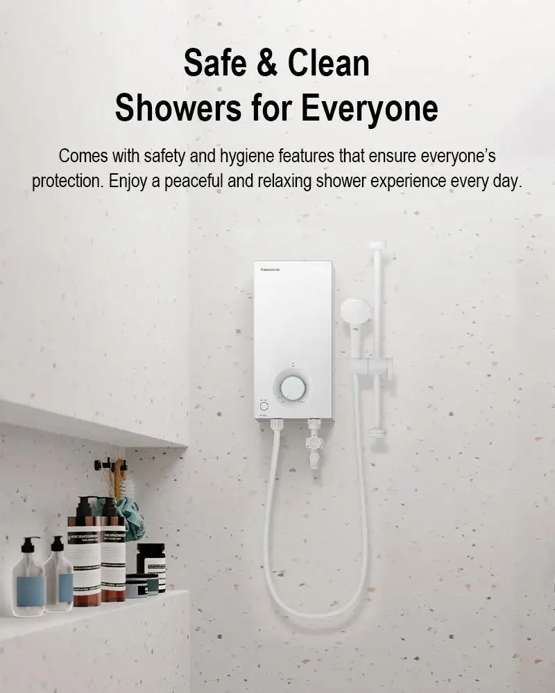 Panasonic DH-3VS1 Instant Water Heater | Electric Home Shower - Image 2