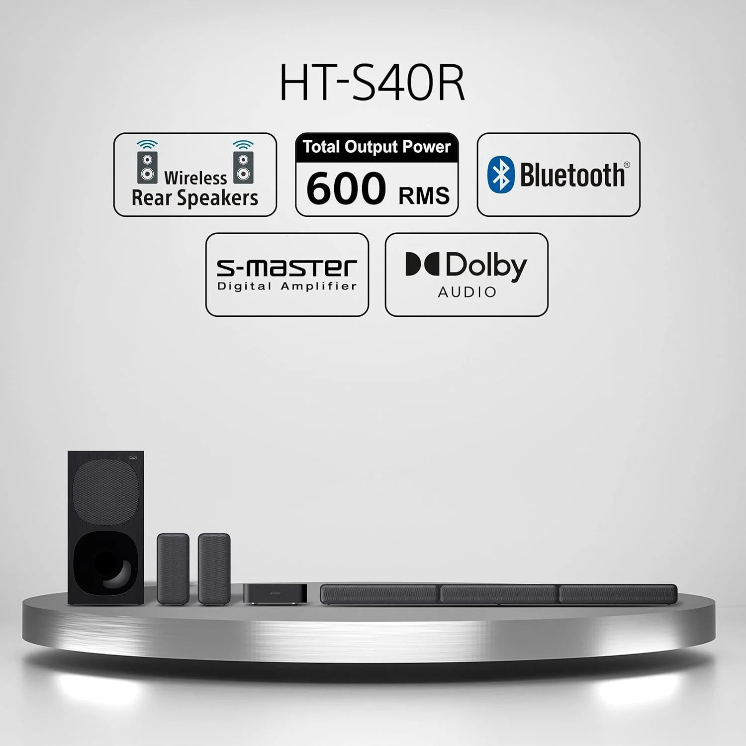 Sony HT-S40R Real 5.1ch Dolby Audio Home Theater Soundbar - Image 2