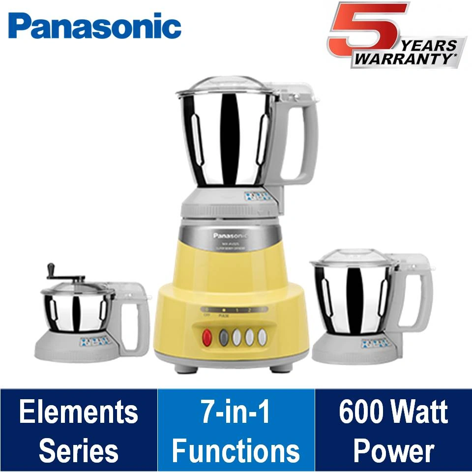 Panasonic MX-AV325 Super Mixer Grinder - Topaz Yellow - Image 3