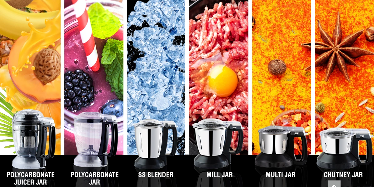 Panasonic MX-AC400 Heavy Duty Mixer Grinder | 1000 Watt-Black - Image 5