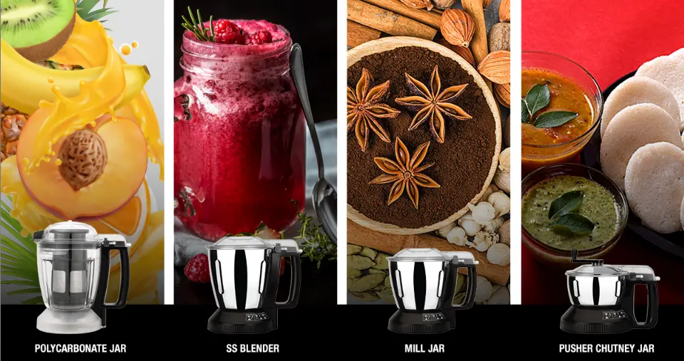 Panasonic MX-AV425 1500-Watt Powerful Super Mixer Grinder - Sunstone Orange - Image 7