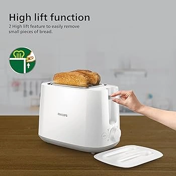Philips HD2582/00 Daily Collection Bread Toaster-White - Image 3