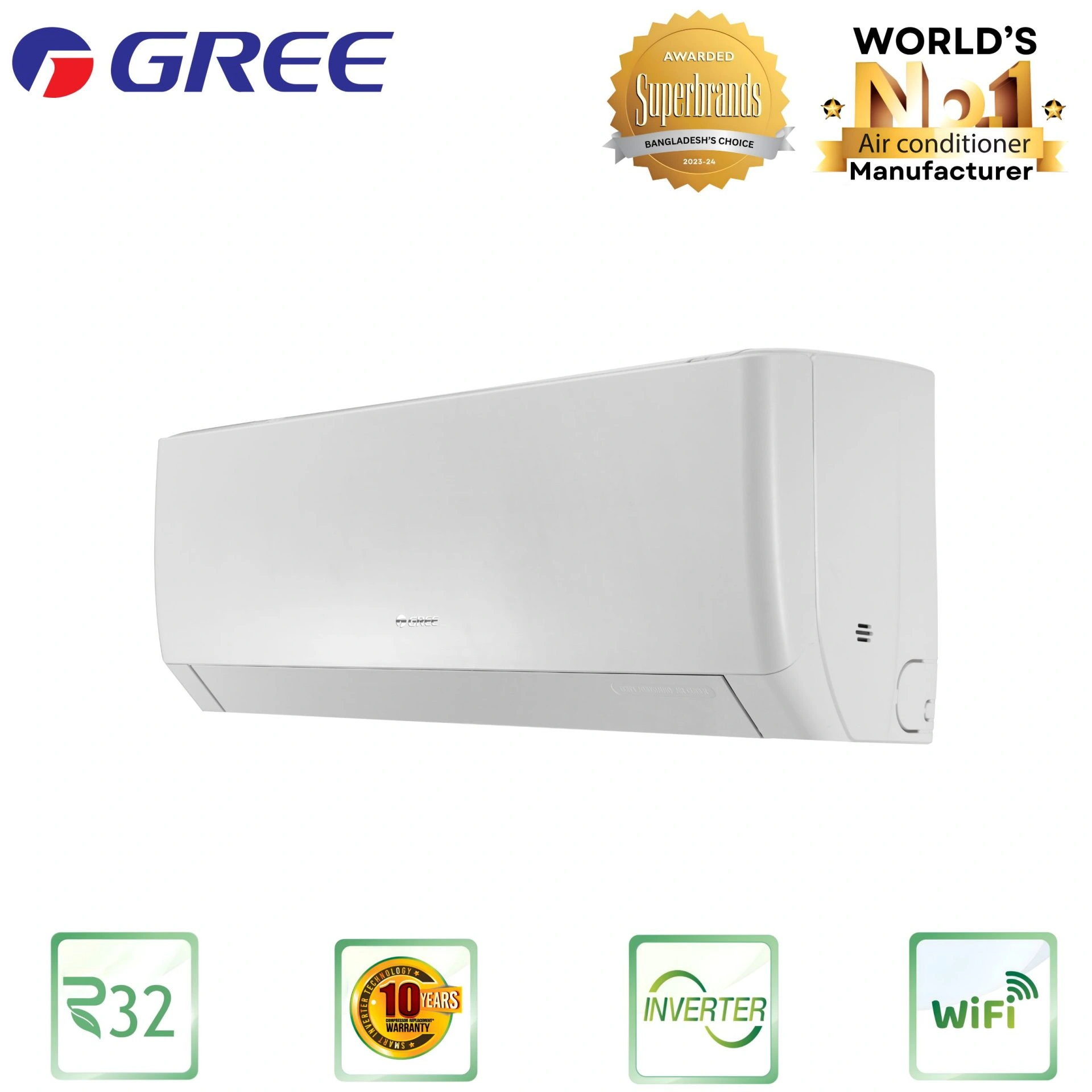 Gree GS-18XPUV32-Pular Split Type Air Conditioner (Inverter-1.5 TON) - Image 3