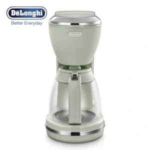DeLonghi-ICMX210.GR-Argento-Flora-Drip-Coffee-Maker