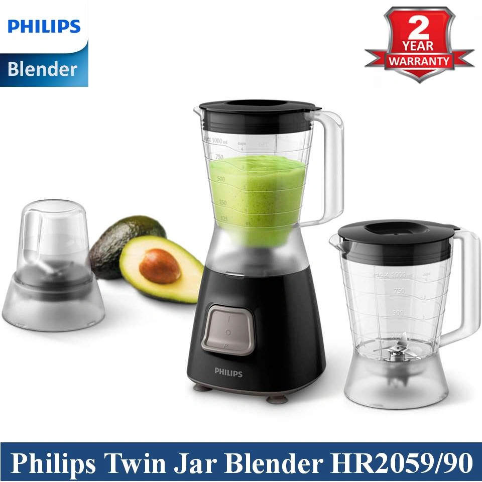 Philips HR2059/90 Daily Collection Twin Jar Blender - Image 2