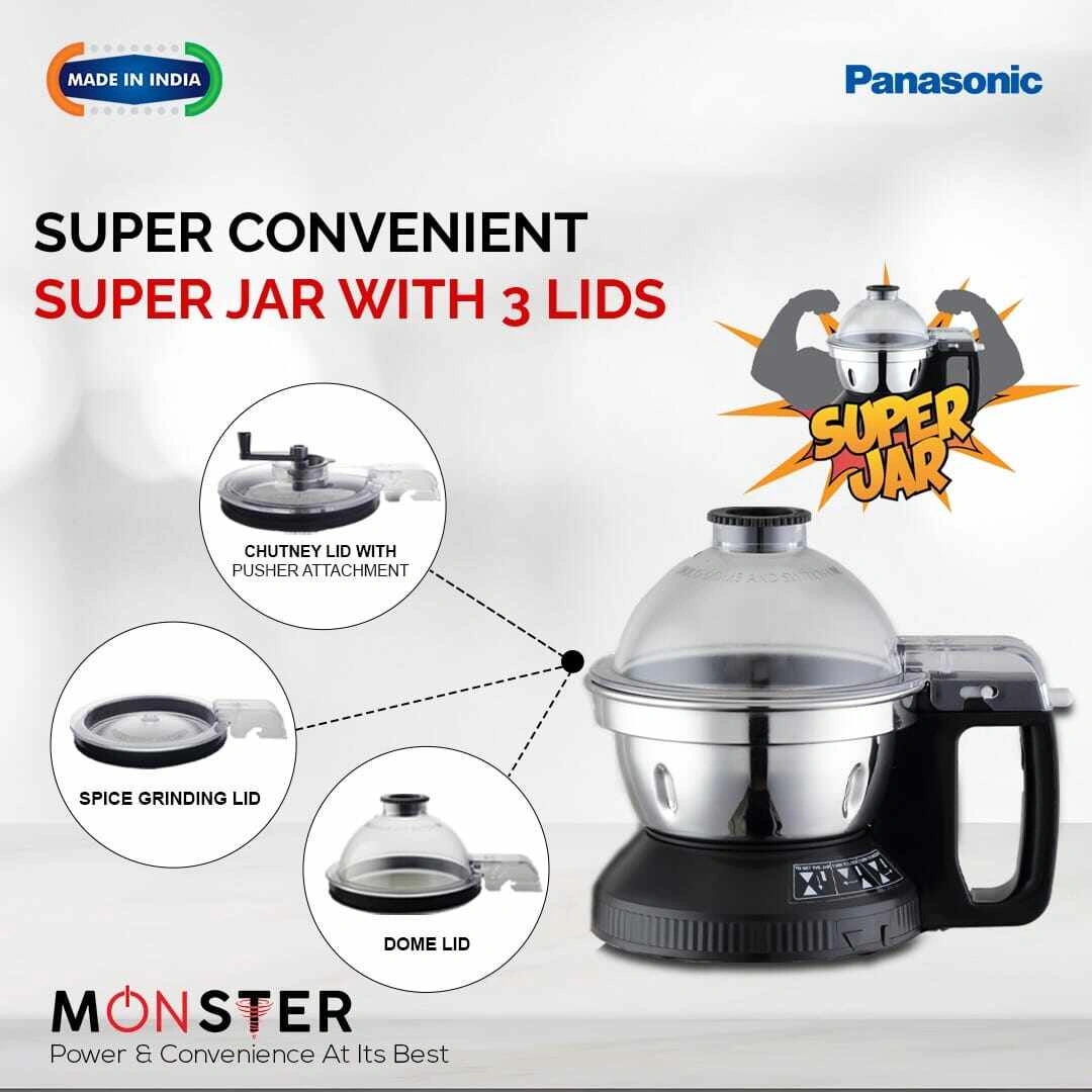 Panasonic MX-AE375 (Blue) Super Mixer Grinder | 2000 Watt - Image 6