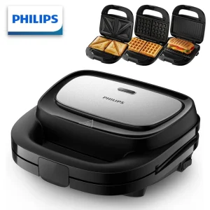 Philips HD2350/80 Series 5000 3-in-1 Waffle Maker, Panini Maker & Sandwich Maker