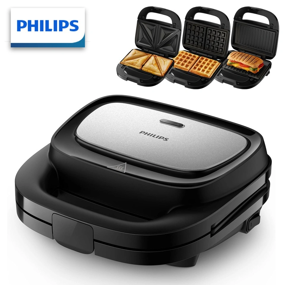 Philips HD2350/80 Series 5000 3-in-1 Waffle Maker, Panini Maker & Sandwich Maker