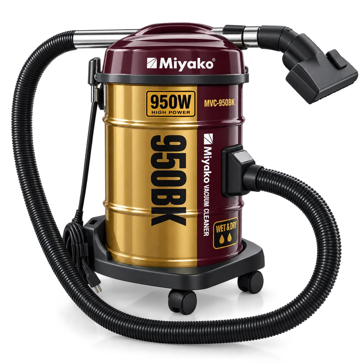 Miyako MVC-950BK Heavy Duty Vacuum Cleaner | 1800 Watt - Image 4