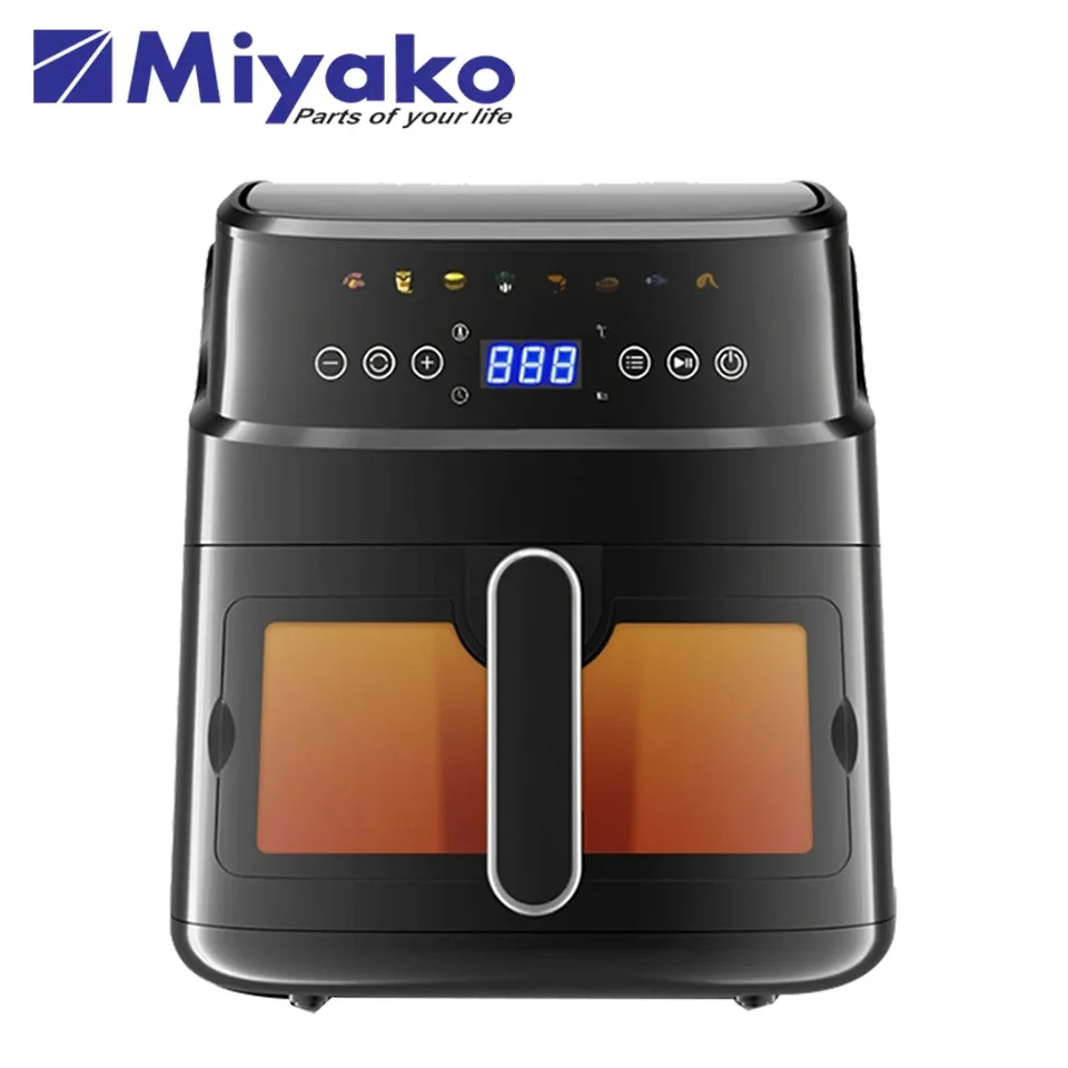 Miyako AF-5012 Digital Touch Control Panel 6 Liter Air Fryer